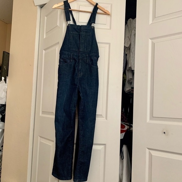 Lucky brand bib denim overalls